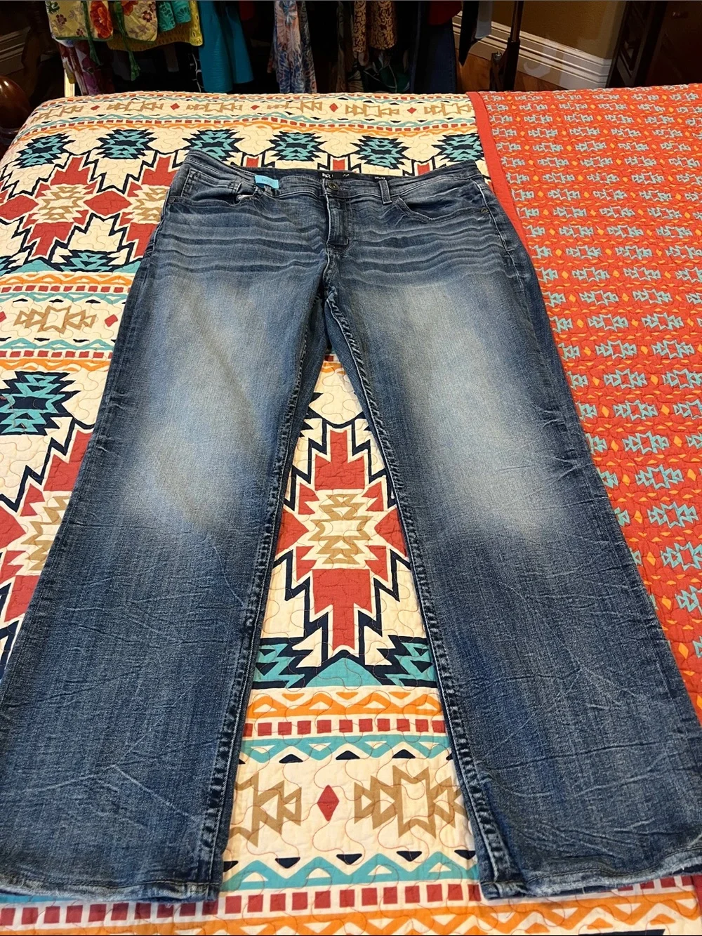 BKE TYLER Men’s  Straight Blue Jeans